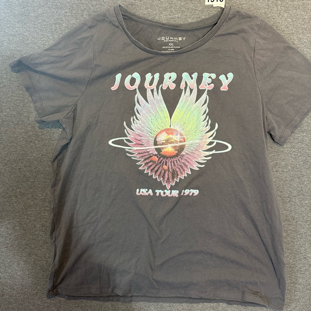 Journey Graphic Tee - Charcoal